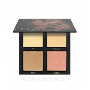 Палетка 3D хайлайтеров Huda Beauty The Golden Sands Edition