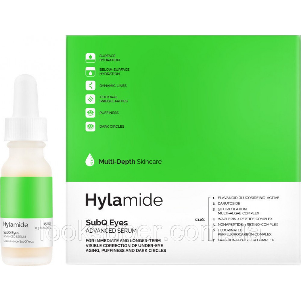 Сыворотка для глаз Hylamide SubQ Eyes Сыворотка для глаз Hylamide SubQ Eyes