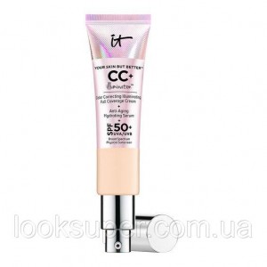 СС-крем IT Cosmetics Your Skin But Better CC+ Illumination SPF 50+.LIGHT MEDIUM.