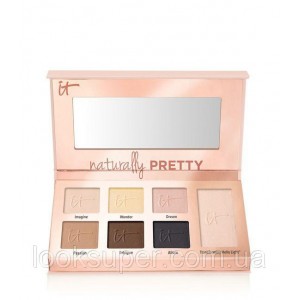 Палитра теней для век  It Cosmetics Naturally Pretty Essentials Mini Matte Luxe Transforming Eyeshadow Palette