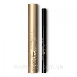 Тушь + подводка STILA Big Shots - HUGE™ Extreme Lash Mascara And Stay All Day® Waterproof Liquid Eye Liner