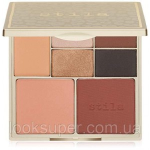Палитра теней и румян STILA Perfect Me, Perfect Hue Eye & Cheek Palette. TAN DEEP