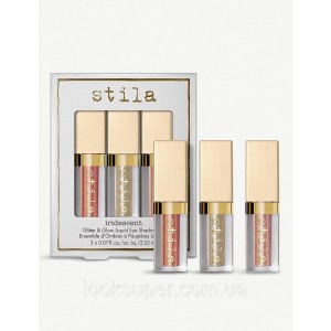Набор глиттерных теней Stila Glitter & Glow Liquid Eyeshadow Set - Iridescent