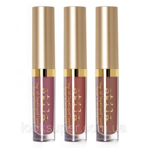 Набор помад Stila  Stay All Day Liquid Lipstick Set - In The Nude (3 x 1.5ml )