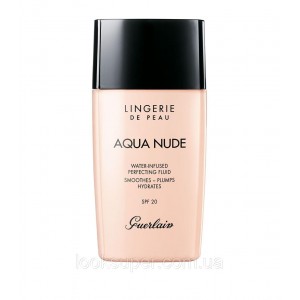 Увлажняющий тональный флюид Guerlain Lingerie de Peau Aqua Nude Foundation  03w