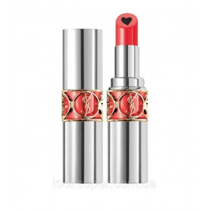 Помада-бальзам для губ Yves Saint Laurent YSL Volupté Plump-in-Colour Lipstick 4 Exposing Coral