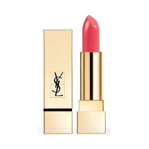 Помада для губ сатиновая Yves Saint Laurent YSL Rouge Pur Couture 52 Rosy Coral