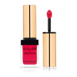 Рум'яна і блиск для губ 2 в 1 Yves Saint Laurent YSL Baby Doll Kiss & Blush 01 Fuchsia Desinvolte