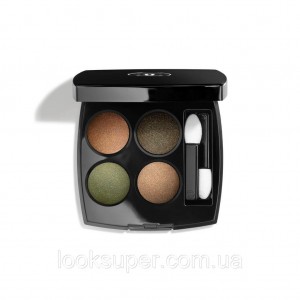 Палитра теней для век CHANEL  LES 4 OMBRES  318 - BLURRY GREEN 