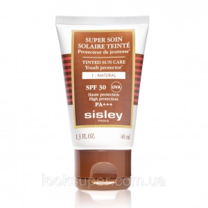 Тонированный солнцезащитный крем SISLEY PARIS SUPER SOIN SOLAIRE FACIAL SUN CARE SPF 30 40ml  1