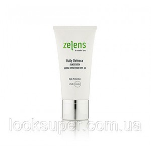 Солнцезащитный крем с бархатным оттенком ZELENS Daily Defence Sunscreen SPF 30 50ml