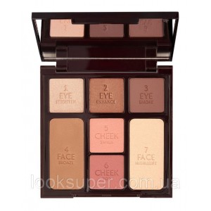 Палетка для лица Charlotte Tilbury Instant Look In a Palette - Stoned Rose Beauty( 2 x 6g, 5 x 2g )