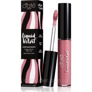 Жидкая матовая нюдовая помада Ciate London  LIQUID VELVET NUDES  Gossip - Lavender Taupe