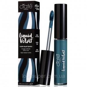 Жидкая матовая помада Ciate London  LIQUID VELVET  Envy - Teal