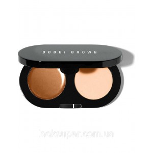 Крем консилер и пудра дуэт Боби Браун  Creamy Concealer Kit - Warm Honey