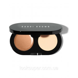 Крем консилер и пудра дуэт Боби Браун  Creamy Concealer Kit in Golden - Warm Natural