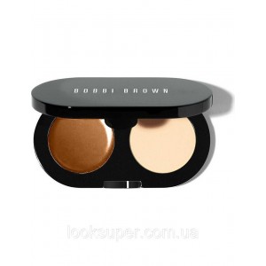Крем консилер и пудра дуэт Боби Браун  Creamy Concealer Kit - Golden