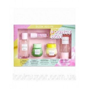 Набор Glow Recipe Glowipedia Bouncy Skin Set ( 75ml, 40ml, 25ml, 15ml, 3.1g ) Ограниченный выпуск