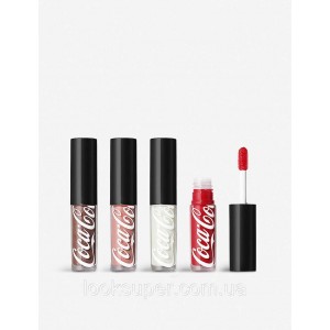 Набор для губ  Morphe x Coca-Cola Lip In The Moment 4-piece lip collection ( Ограниченная серия)