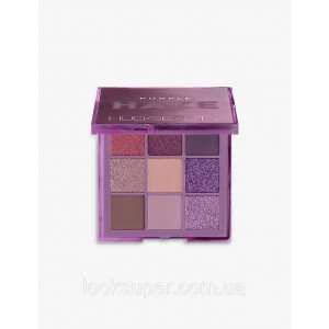 Палетка теней Huda Beauty HAZE Obsessions eyeshadow palette -PURPLE  (10g)