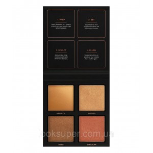 Палетка 3D хайлайтеров Huda Beauty The Bronze Sands Edition