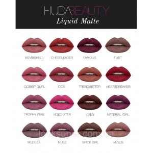 Жидкая матовая помада Huda Beauty