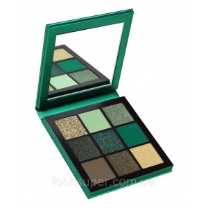 Палетка теней Huda Beauty Emerald Obsessions Palette