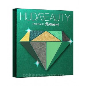 Палетка теней Huda Beauty Emerald Obsessions Palette