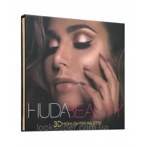 Палетка 3D хайлайтеров Huda Beauty The Golden Sands Edition