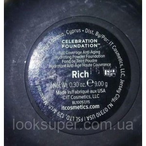 Основа под макияж IT Cosmetics Celebration Foundation.DEEP