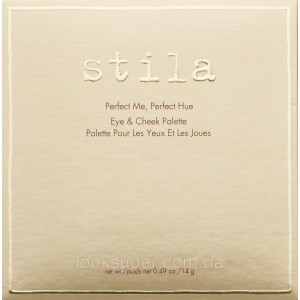 Палитра теней и румян STILA Perfect Me, Perfect Hue Eye & Cheek Palette. TAN DEEP