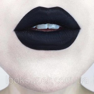 Жидкая матовая губная помада KAT VON D Everlasting Liquid Lipstick 6.6 mL  WITCHES - PITCH BLACK