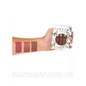 Набор помад Stila  Stay All Day Liquid Lipstick Set - In The Nude (3 x 1.5ml )