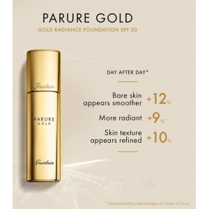 Тональная основа с эффектом золотого сияния Guerlain Parure Gold Radiance Foundation SPF 30