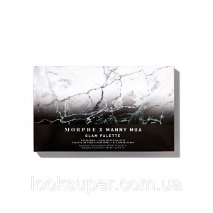 Палетка теней  Morphe X Manny MUA Glam Palette ( 12 x 1.58g, 2 x 4.5g )