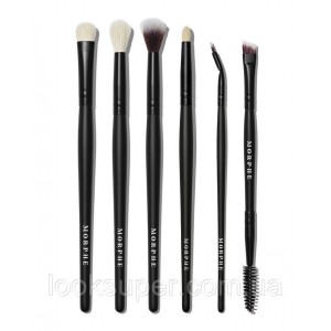 Набор косметических кистей для глаз Morphe Eye Stunners 6-Piece Eye Brush Collection