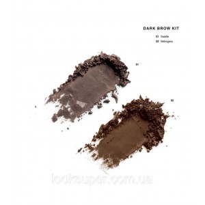 Комплект пудр для бровей Боби Браун  Brow Kit  Dark