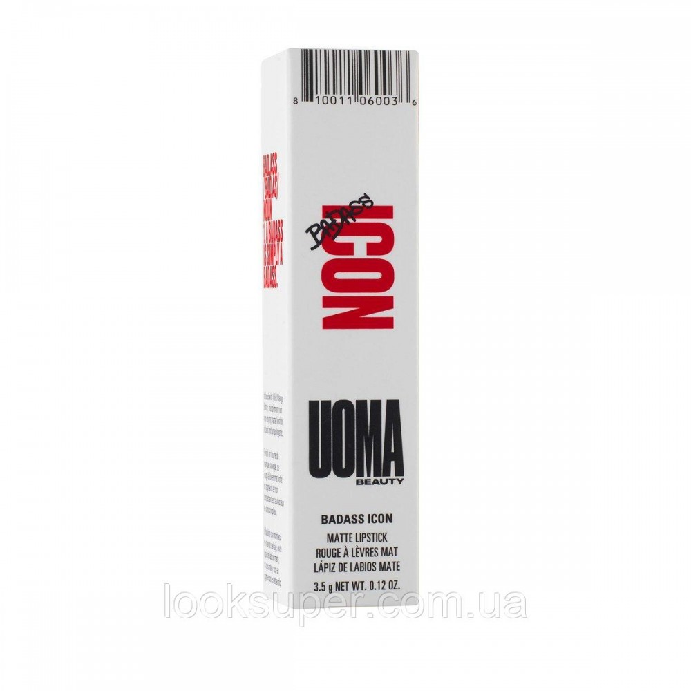 Матовая помада для губ Uoma Beauty BADASS ICON MATTE LIPSTICK  CORETTA Матовая помада для губ Uoma Beauty BADASS ICON MATTE LIPSTICK  CORETTA