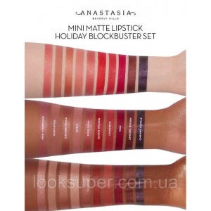 Набор матовых помад Anastasia Beverly Hills  10 Piece Mini Matte Lipstick Set  (Ограниченный выпуск)