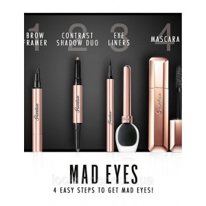 Ручка для бровей Guerlain  Mad Eyes Brow Framer gel eyebrow pen - 03 Fonce  (2.5ml)