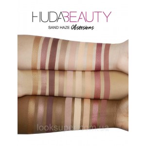 Палетка теней Huda Beauty HAZE Obsessions eyeshadow palette - SAND (10g)