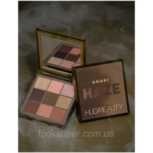 Палетка теней Huda Beauty HAZE Obsessions eyeshadow palette -  KHAKI (10g)