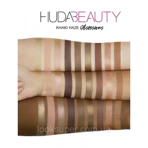 Палетка теней Huda Beauty HAZE Obsessions eyeshadow palette -  KHAKI (10g)