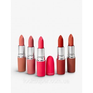 Подарочный набор MAC Frosted Firework Showstopper Powder Kiss lip kit (Ограниченный выпуск)