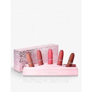 Подарочный набор MAC Frosted Firework Showstopper Powder Kiss lip kit (Ограниченный выпуск)