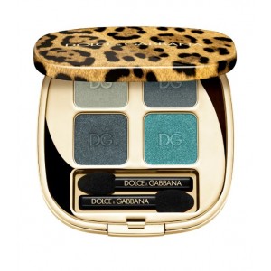 Палетка теней Dolce & Gabbana  Felineyes Eyeshadow Quad - Mediterranean 8