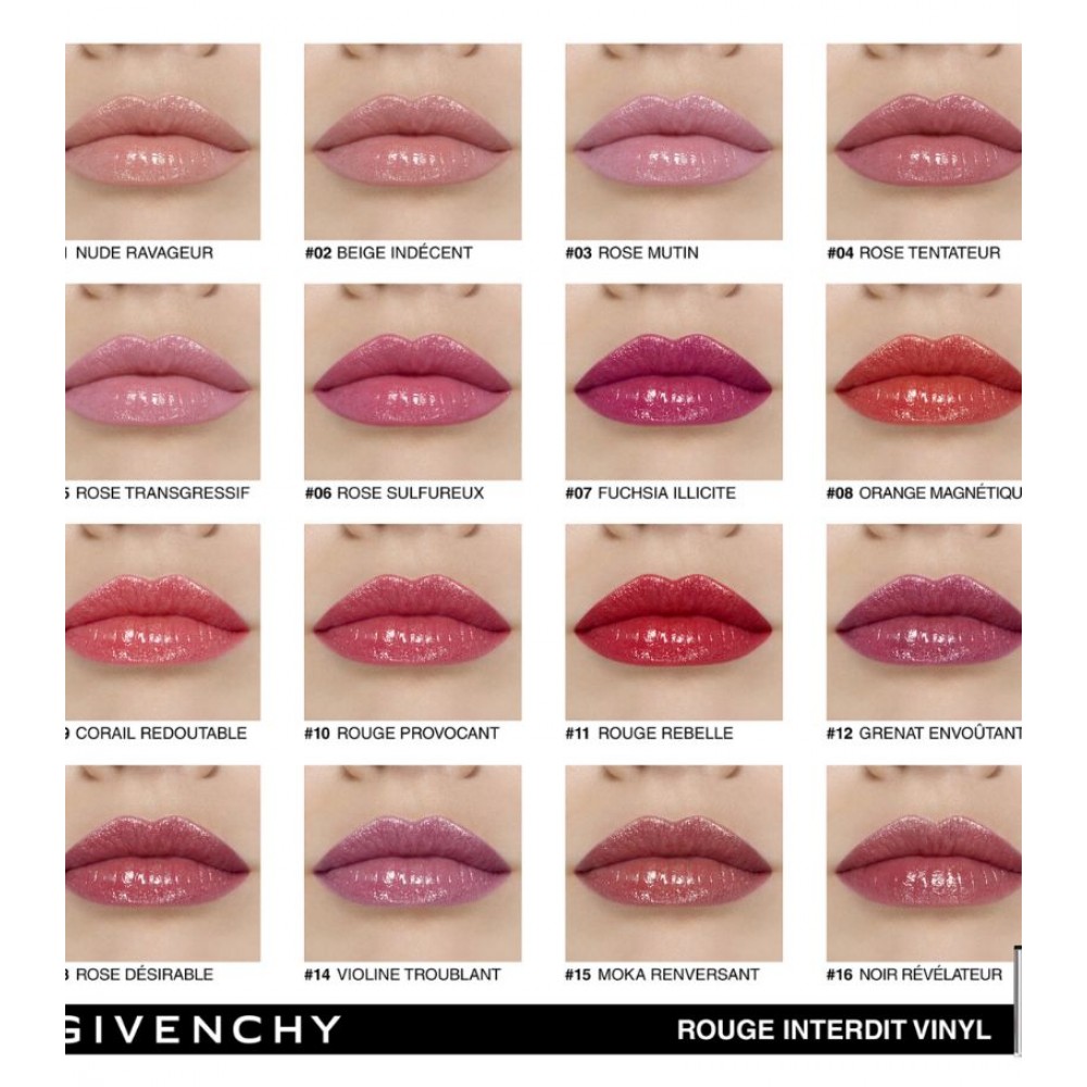 Givenchy rouge interdit vinyl 18 best sale