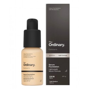 Легкая тональная основа The Ordinary Serum Foundation  - 2.0 N Light Medium