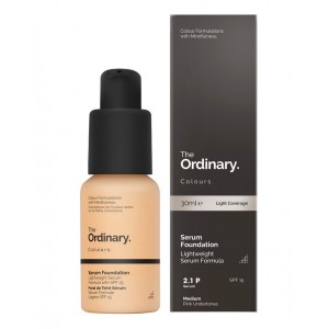 Легкая тональная основа The Ordinary Serum Foundation  - 2.1 P Medium